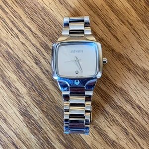 Nixon stainless steel small player quartz watch.